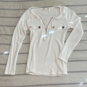 White and Gold T-Shirt